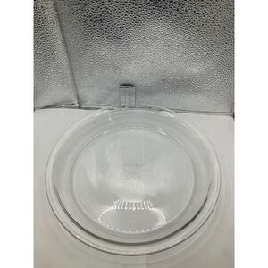 Pyrex 209 Glass Pie Plate 9 Inch Made in USA Clear‎ Baking Dish